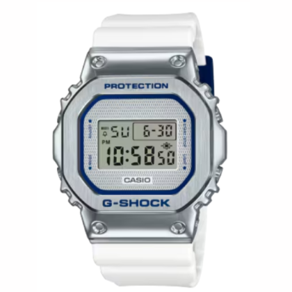 Casio G-Shock Women GM-S5600LC-7 White Resin Band Sports Watch